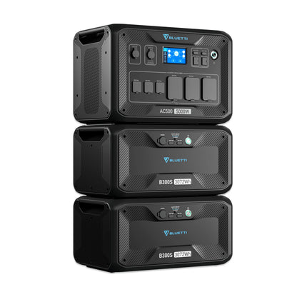 BLUETTI AC500 + B300S 5,000W Output Home Battery Backup