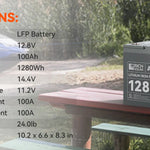 Rich Solar 12V 100Ah Lithium Battery | ALPHA 1 PRO