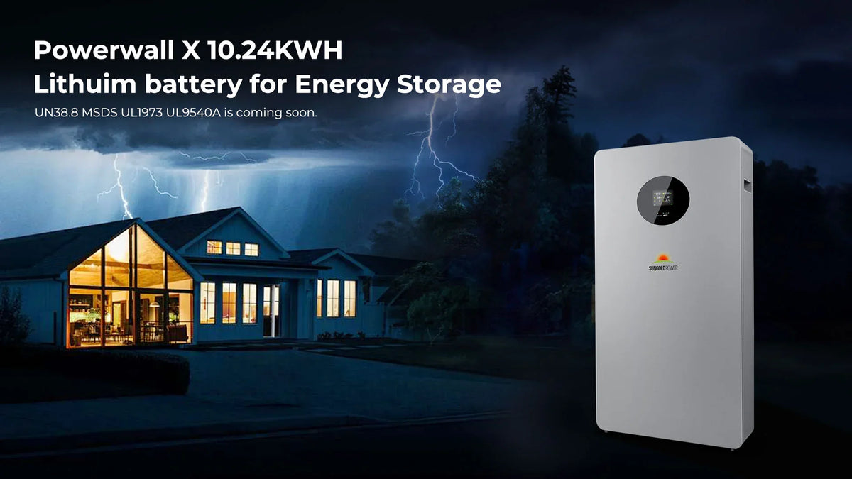 SUNGOLD POWER 10,24kWh Powerwall X Lithium Battery 51.2V 200Ah SG48200T