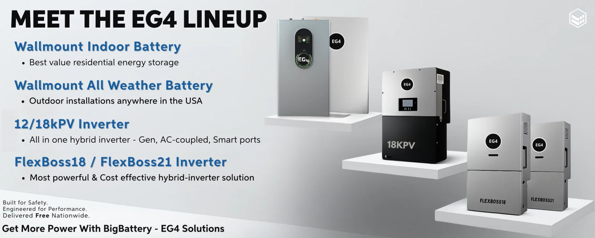 EG4 FlexBOSS18 18kW Split-Phase Hybrid Solar Inverter