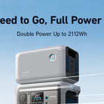 Anker SOLIX C1000X + Expansion Battery | 2,112Wh Battery Capacity | 1,800W Output