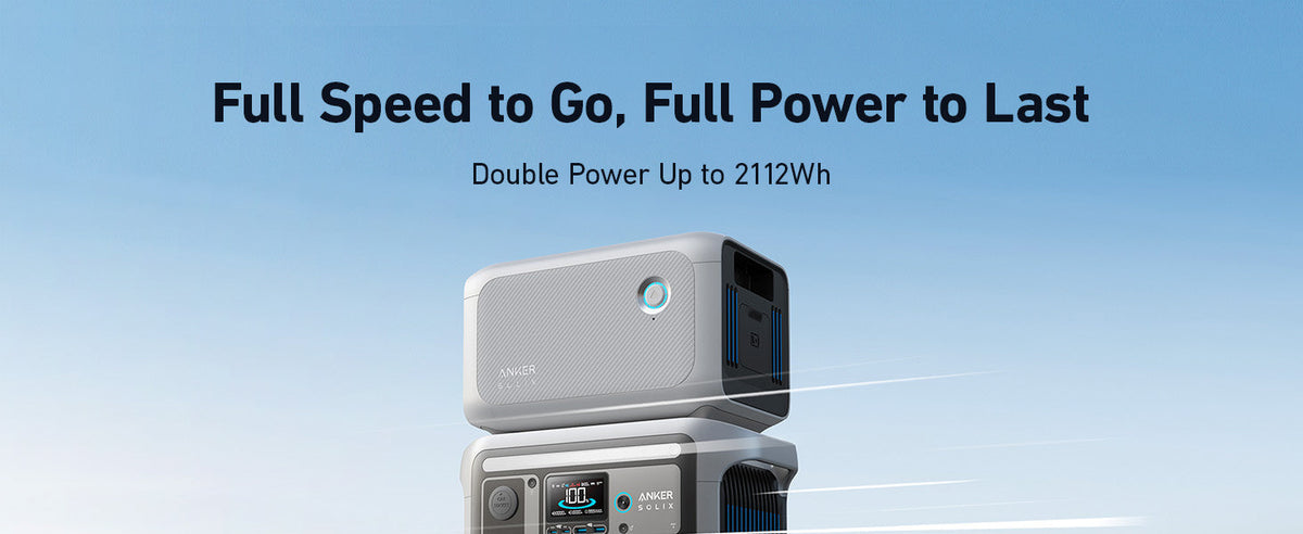 Anker SOLIX C1000X + Expansion Battery | 2,112Wh Battery Capacity | 1,800W Output