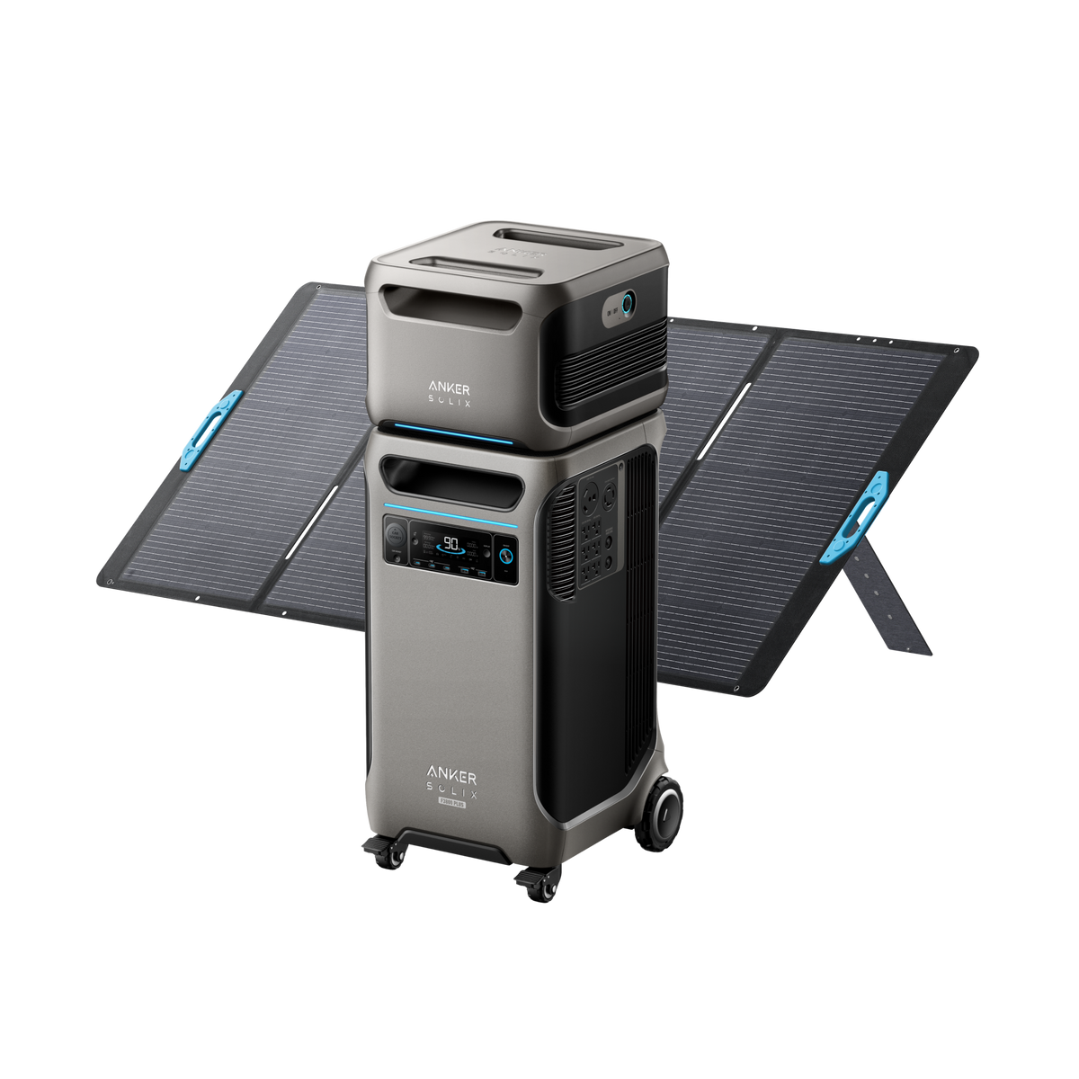 Anker SOLIX F3800 Plus Solar Generator + BP3800 Expansion Battery + 400W Solar Panel