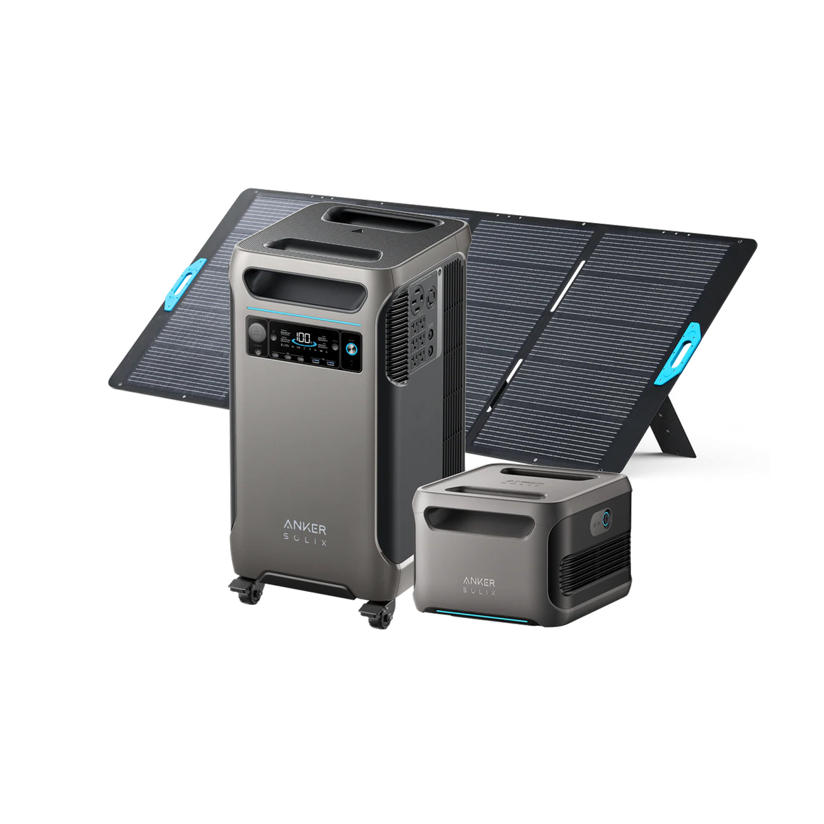 Anker SOLIX F3800 Solar Generator + BP3800 Expansion Battery + 400W Solar Panel
