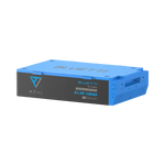 A rectangular blue and black Bluetti battery pack, branded with the Bluetti logo and labeled 51.2V 100Ah Self-Heating, is displayed against a plain white background, featuring prominent certification icons. This versatile Bluetti B4810 battery serves as an ideal portable power station, delivering reliable energy wherever you go.