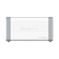 The Bluetti B500 is a rectangular power station with a white body, gray accents, and “BLUETTI” plus “B500 4960Wh” on the front. Ideal for solar energy storage, it features a cord extending from the lower right side.