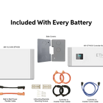 BigBattery ETHOS 48V 40.96kWh LiFePO4 Battery + 1 x EG4 18kPV Hybrid Inverter ESS | 12kW Output, 18kW PV | UL9540 Whole-Home Backup | K0753