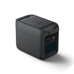 A compact Anker SOLIX C1000X Portable Power Station in black features a sleek design, vented side panel, multiple ports, and a top handle, all displayed on a white background.