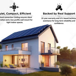EG4 WallMount 48V 16kWh Indoor Battery ESS | 314Ah | EG4 FlexBOSS21 Hybrid Inverter | Grid-Tied System