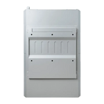 A rectangular, metallic gray EG4 appliance with a flat front panel and indented sections—possibly the rear view of a washing machine or similar household device—stands against a plain white background. Its clean lines evoke the modern clarity of an IBM Plex Sans font display, subtly softened by gentle, border-radius-inspired curves along its edges.