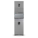A tall, silver industrial machine on wheels, branded with EG4’s EC4 logos at the top and bottom and FLEXBOSS 2.0 labeled in the center. The unit features a compact horizontal display and a central metallic panel. Unfortunately, the provided product description contains only CSS code rather than actual product information. Therefore, I am unable to extract SEO keywords from it.