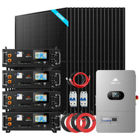 Sungold Power 12kW Off-Grid Solar Kit 48V 120/240V | 20.48kWh CoreX 5 Pro Lithium Battery | 16 x 450W Bifacial Solar Panels | FR-12K20CP