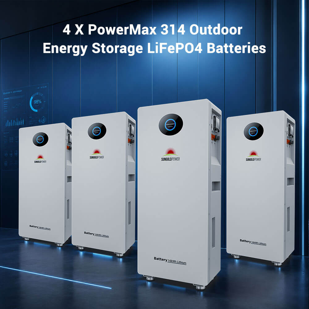 Sungold Power 24kW Off-Grid Solar Kit 48V 120/240V | 61.44kWh CoreX 5 Pro Lithium Battery | 31 x 590W Bifacial Solar Panels | FR-24K60CP