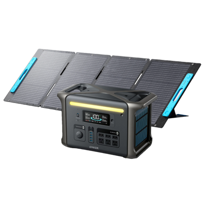 Anker SOLIX F1500 Solar Generator - 1536Wh Battery Storage | 1800W Power Output | 200W Solar Panel