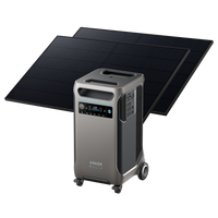 Anker SOLIX F3800 Solar Generator + 2× 440W Rigid Solar Panels (1 Set)