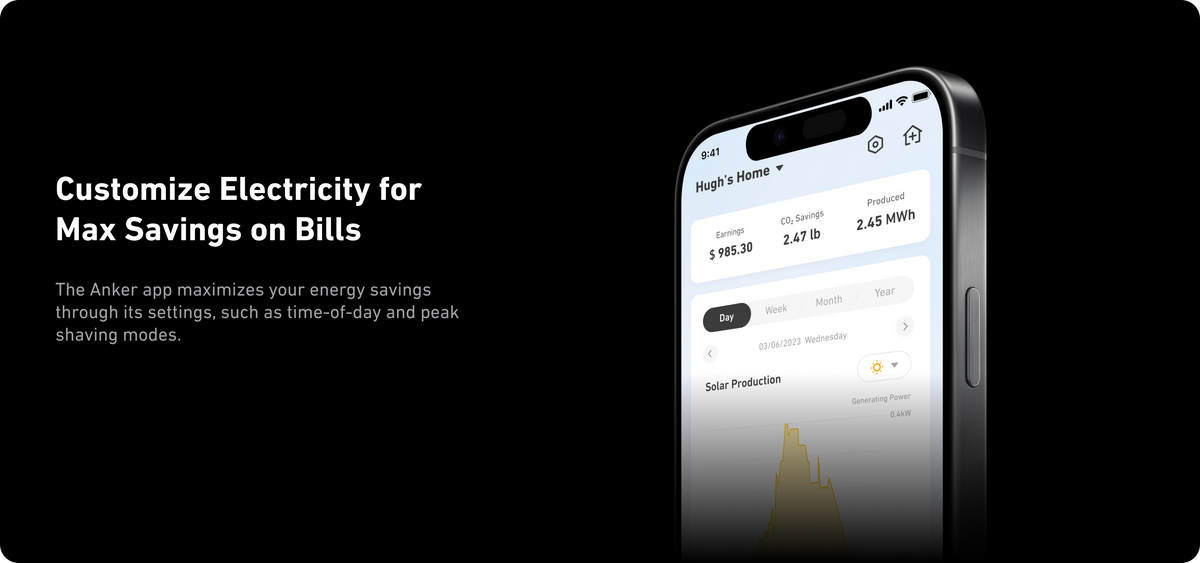 Anker SOLIX F3800 Solar Generator + PS400 400W Solar Panel | 6,000W Power Output | 3.84kWh Battery Storage