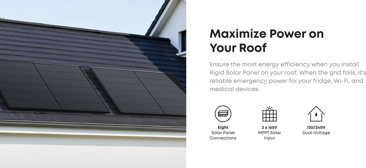 2 x Anker SOLIX 440W Rigid Solar Panel Set