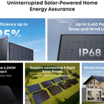 2 x Anker SOLIX 440W Rigid Solar Panel Set
