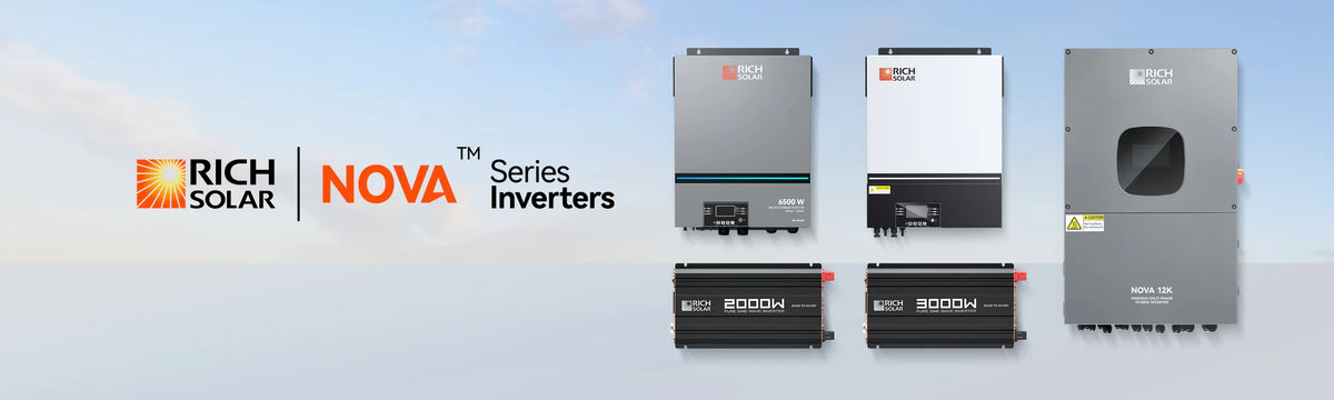 Rich Solar 3,000W 24V Industrial Pure Sine Wave Inverter | NOVA PURE MAX 3K