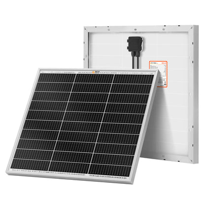 Rich Solar MEGA 50W 12V Rigid Monocrystalline Solar Panel