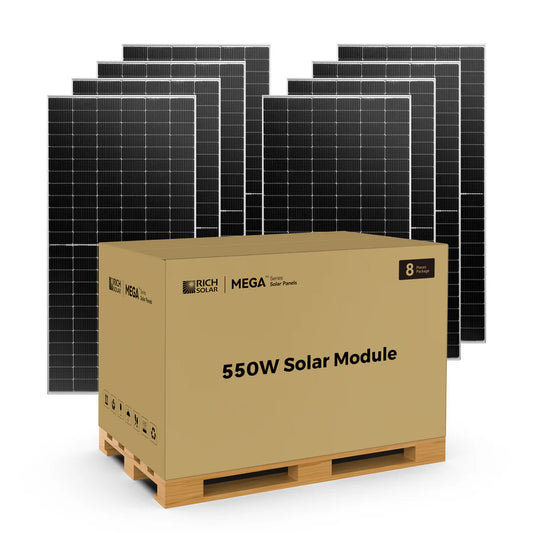 Rich Solar MEGA 550W 48V Monocrystalline Off Grid Solar Panel