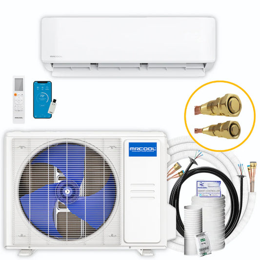 MRCOOL DIY 12K BTU 4th Gen 22.50 SEER2 Energy Star Ductless Mini-Split Heat Pump Complete System