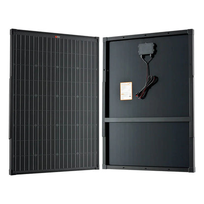 Rich Solar MEGA 100W 12V Monocrystalline Portable Solar Panel Black