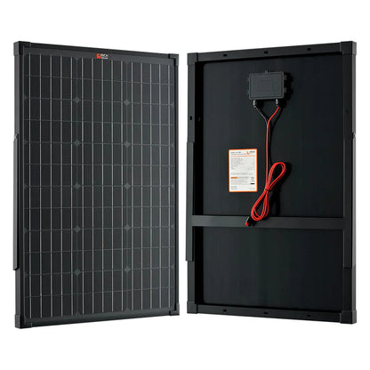 Rich Solar MEGA 60W 12V Portable Monocrystalline Solar Panel Black