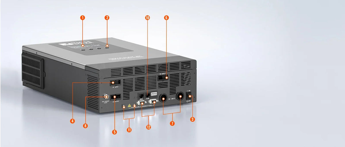 Rich Solar NOVA MAX 3K | 3000W 24V Off-Grid Hybrid Pure Sine Wave Inverter