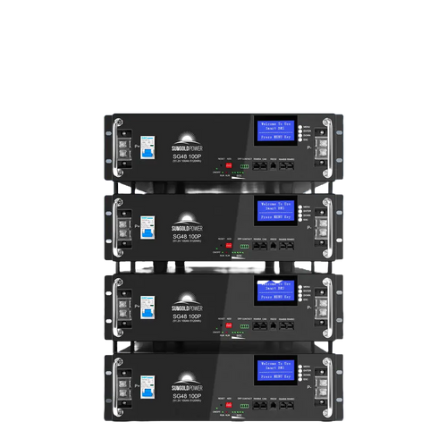 4 X SUNGOLD POWER 5,120WH 48V 100AH Server Rack LIFEPO4 Lithium Battery SG48100P