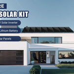 SungoldPower 22.8kW Hybrid Solar System Kit 48V Split Phase 51.2kWh Lithium Battery 36 x 450 Watt Solar Panel SGH-11N5E