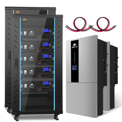 SungoldPower 11.4kW Hybrid Solar System Kit 48V Split Phase 51.2kWh Lithium Battery 36 x 440 Watt Solar Panel SGH-11N5E