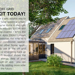 Sungold Power Solar Kit 5,000W 48V 120V Output 10.24 kWh Lithium Battery 2,700W Solar Panel SGK‑5PRO