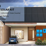 Sungold Power Off‑Grid Solar Kit 13,000W 48VDC 120VAC/240V 20.48 kWh Powerwall Lithium Battery & 12×370W Solar Panels SGM‑1320M