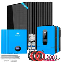 Sungold Power SGM-1320M 13kW off-grid solar kit with 20.48kWh powerwall batteries and twelve 370W panels