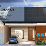 Sungold Power Off‑Grid Solar Kit 5,000W 48VDC 120V 10.24 kWh Powerwall Lithium Battery & 6×370W Solar Panels SGM‑5K10M