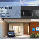 Sungold Power 5,000W Off‑Grid Solar Kit 48VDC 120V 5.12 kWh Powerwall Battery & 6×200W Solar Panels SGM‑5K5E