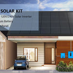 Sungold Power 6,500W Off‑Grid Solar Kit 48VDC 120VAC 5.12 kWh Powerwall Lithium Battery & 6×370W Solar Panels SGM‑655M