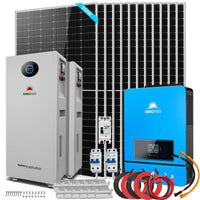 Sungold Power 10kW Off-Grid Solar Kit 48V 120/240V | 32.14kWh PowerMax Outdoor Lithium Battery | 12 x 550W Solar Panels | SGR-10K32P