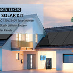 Sungold Power Off‑Grid Solar Kit 13,000W 48VDC 120V/240V Output & 14×415W Solar Panels SGR‑13KM