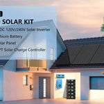 Sungold Power 15,000W Off‑Grid Solar Kit 48VDC 120V/240V LiFePO₄ 30.72 kWh Battery & 20×415W Solar Panels SGR‑15K20E