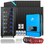 Sungold Power 20kW Off-Grid Solar Kit 48V 120/240V | 32.14kWh PowerMax Outdoor Lithium Battery | 32 x 450W Bifacial Solar Panels | SGR-20K32P