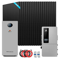 Sungold Power 12kW Hybrid Solar Kit 48V | 18 x 590W Bifacial N-Type Solar Panels + 48.21kWh PowerMax Outdoor Batteries | SGS12K-PM3-590