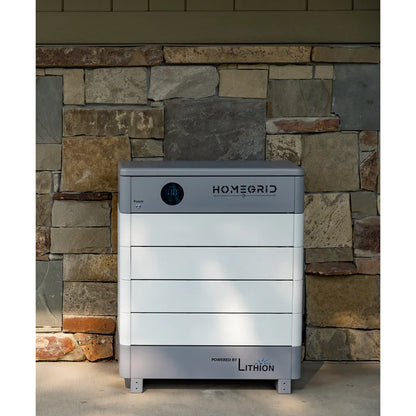 HomeGrid 4 Stack'd Series 48V 19.2kWh LFP Battery Bank