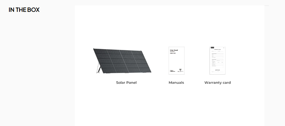 BLUETTI 420W 48V Monocrystalline Portable Solar Panel