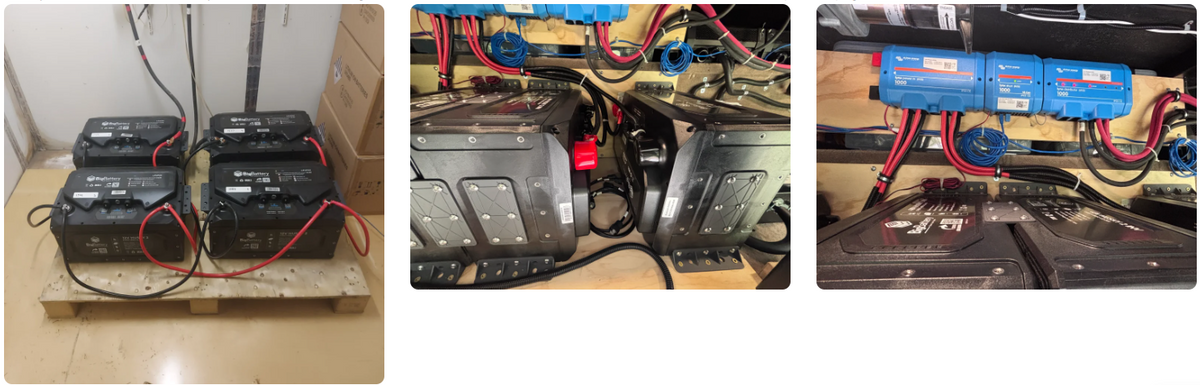 HUSKY 2 10.24kWh Battery Kit + Victron 48V MultiPlus-II 120V 5000W Hybrid Inverter | Off-Grid Back-Up System
