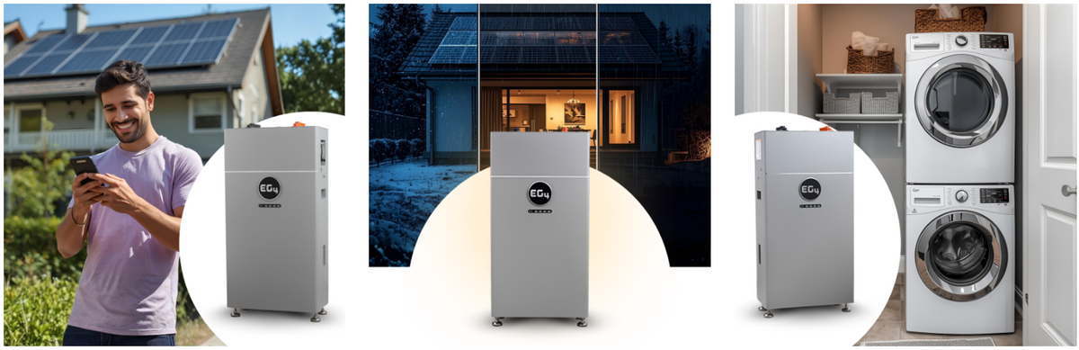 EG4 48V WallMount 16kWh Indoor Self-Heating Battery | 314Ah | UL9540A