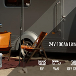Rich Solar 24V 100Ah Lithium Battery | ALPHA 4