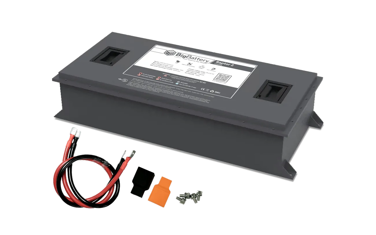 BigBattery 72V Raptor 2 high-voltage 7.68kWh LiFePO4 battery