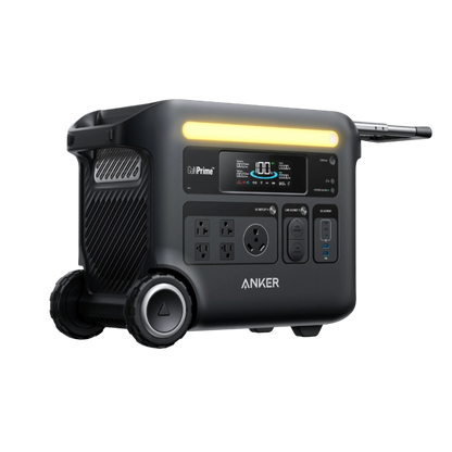 Anker SOLIX F2600 Portable Power Station | 2560Wh Battery Capacity｜2400W Output | WiFi Remote Control